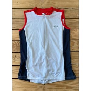 QUEST Sleeveless Half Zip Cycling Jersey Top M